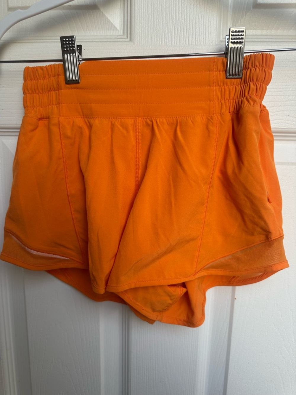 Lululemon  Orange Athletic Running Shorts
